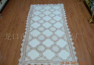全手工鉤針絲帶繡家居用品 臺布、桌布、桌旗、床蓋批發(fā)零售供應